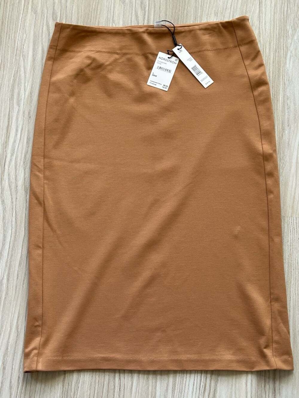 T Tahari Toffee Ponte Knit Pencil Skirt